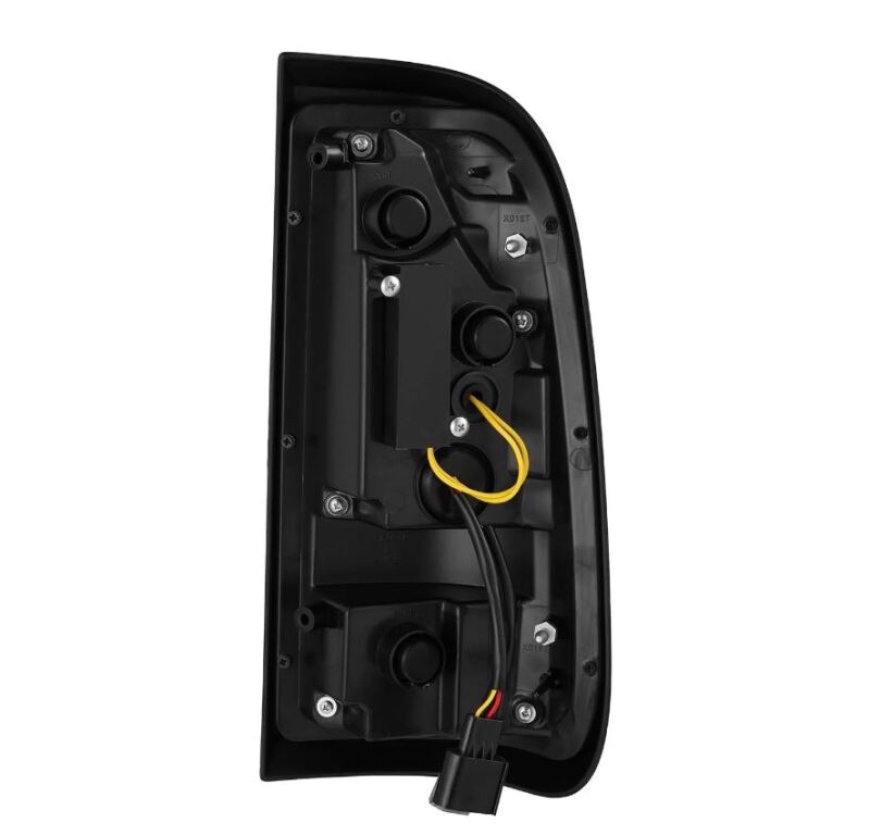AlphaRex 97-03 Ford F150 / 99-16 Ford F250/F350/F450/F550 LUXX-Series LED Tail Lights - Black 658002 *Discontinued
