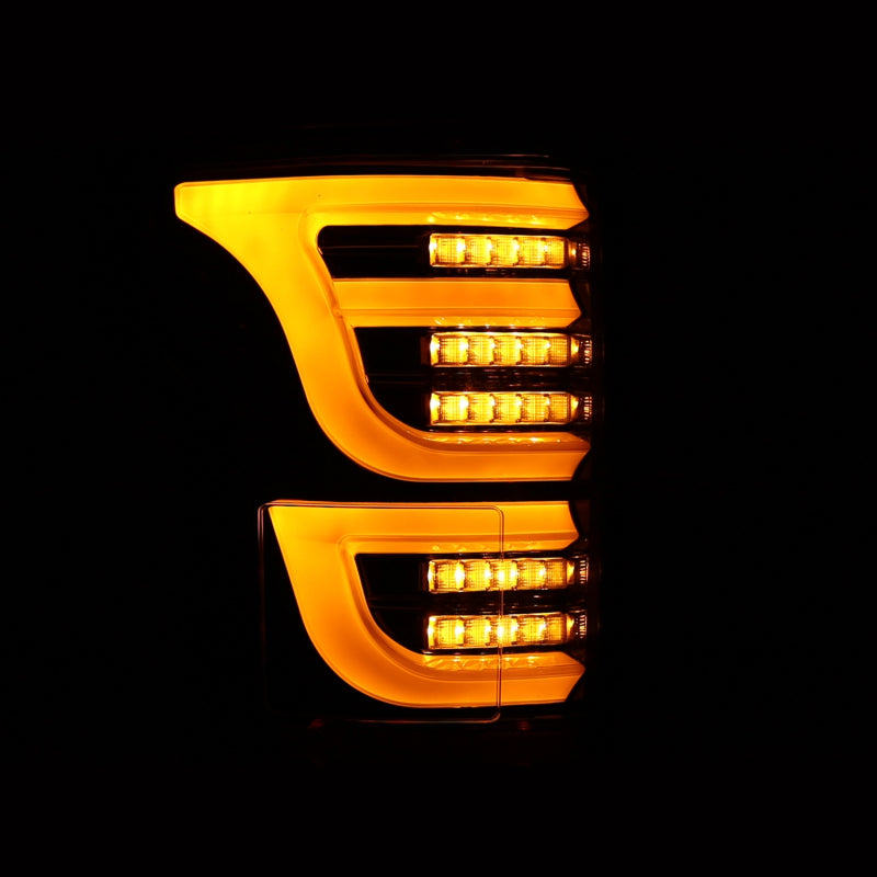 AlphaRex 15-20 Ford F150 Luxx-Series LED Tail Lights Alpha-Black 652030 *Discontinued