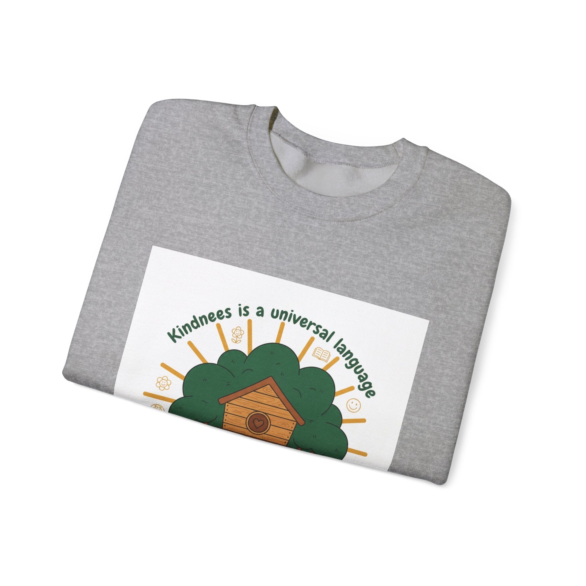 Kindness Treehouse Sweatshirt | eco humor, sustainable living