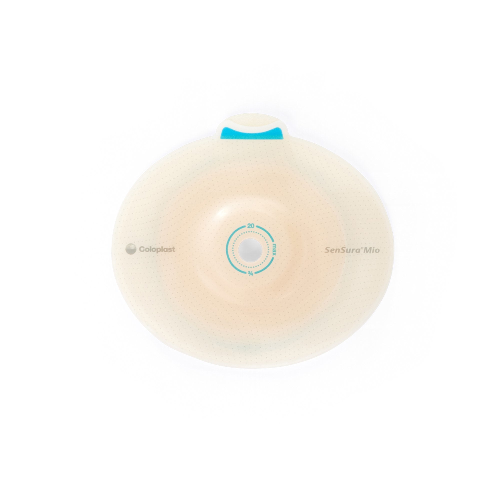 SenSura® Mio Flex Convex Light Barrier, 21 mm Stoma Opening, Red Color Match 16484