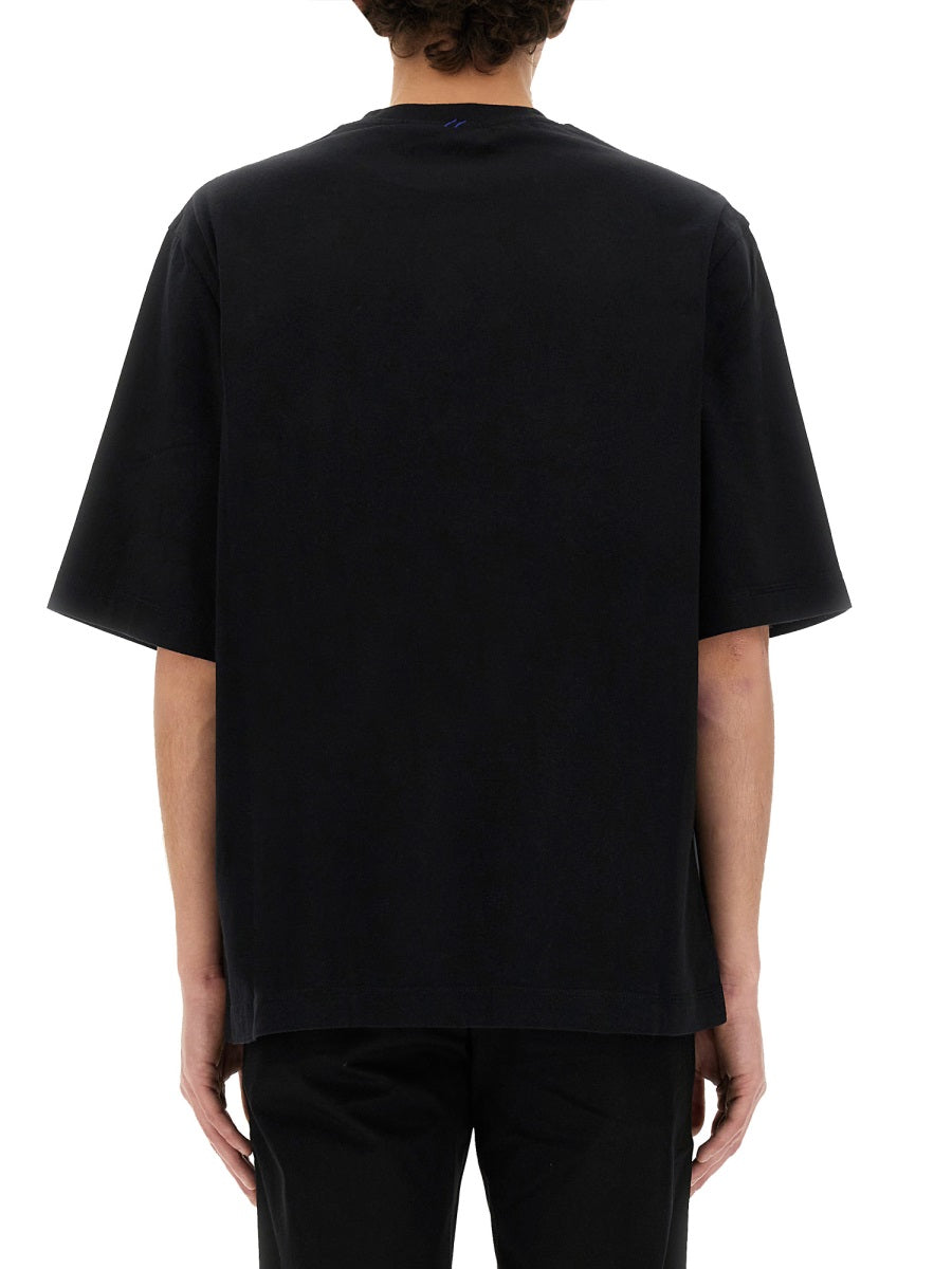 Burberry Men T-Shirt With Ekd Patch