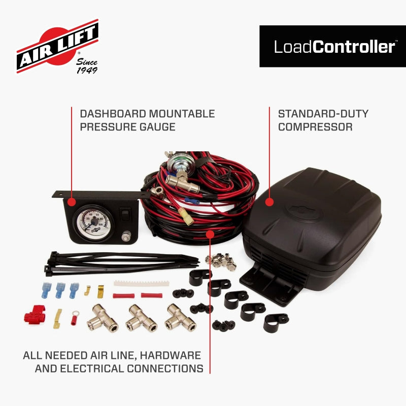AIRLIFT Load Controller II - Single Gauge w/ Lps 5 PSI Min.