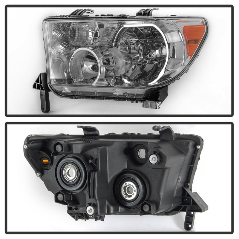 SPYDER xTune 07-13 Toyota Tundra (w/o Headlight Washer) Headlight - OEM Left (HD-JH-TTU07-OE-L) 9042263