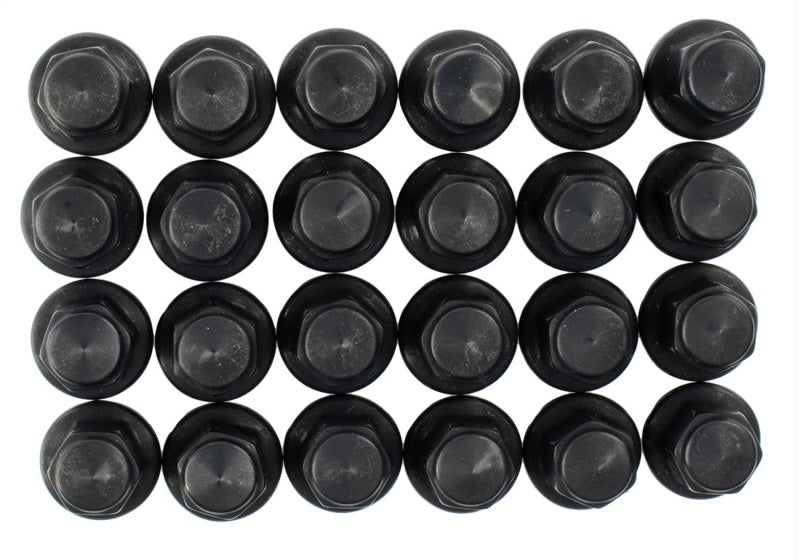 Ford Racing M14 x 1.5 Black Lug Nut - Set of 24 M-1012K-F15B