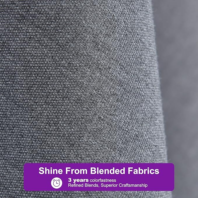 PURPLE LEAF 9' X 11.5' Rectangle Patio Umbrella Outdoor Large Aluminum Cantilever Umbrella with 3 Years Fade Resistance Recycled Fabric and 360-degree Rotation for Garden Deck Pool, Mist Grey