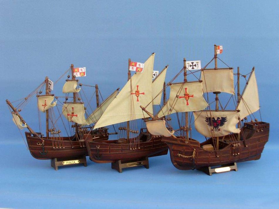 Wooden Nina Model Ship 12""