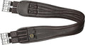 T TEKE Contoured Chafeless Girth for Horses, Airflow Waffle PVC Foam Construction with Double Side Heavy Duty Cotton Elastic and Stainless Steel Buckles (38"-56")