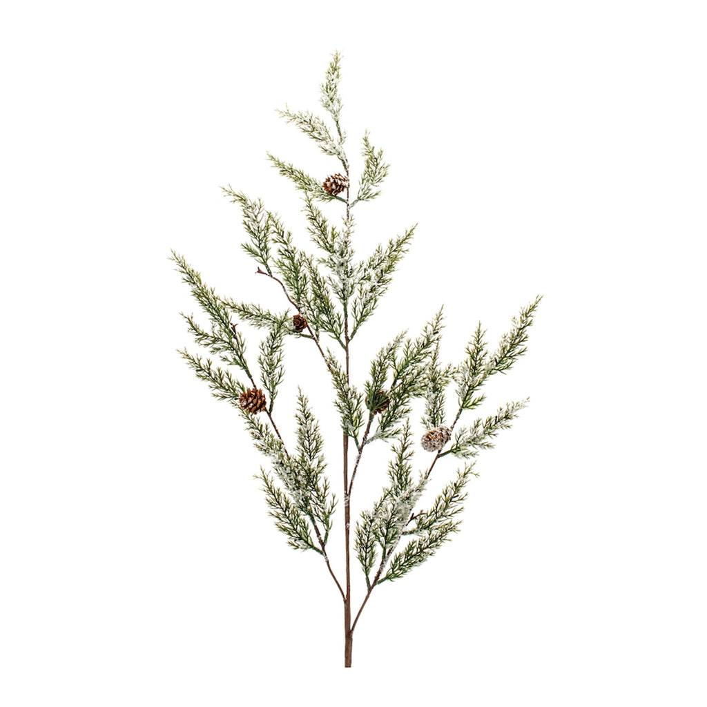 Icy Pine Spray with Pinecones (Set of 2)