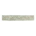 Orante Green and Gold Glitter Wired Ribbon 4" x 10 yds.