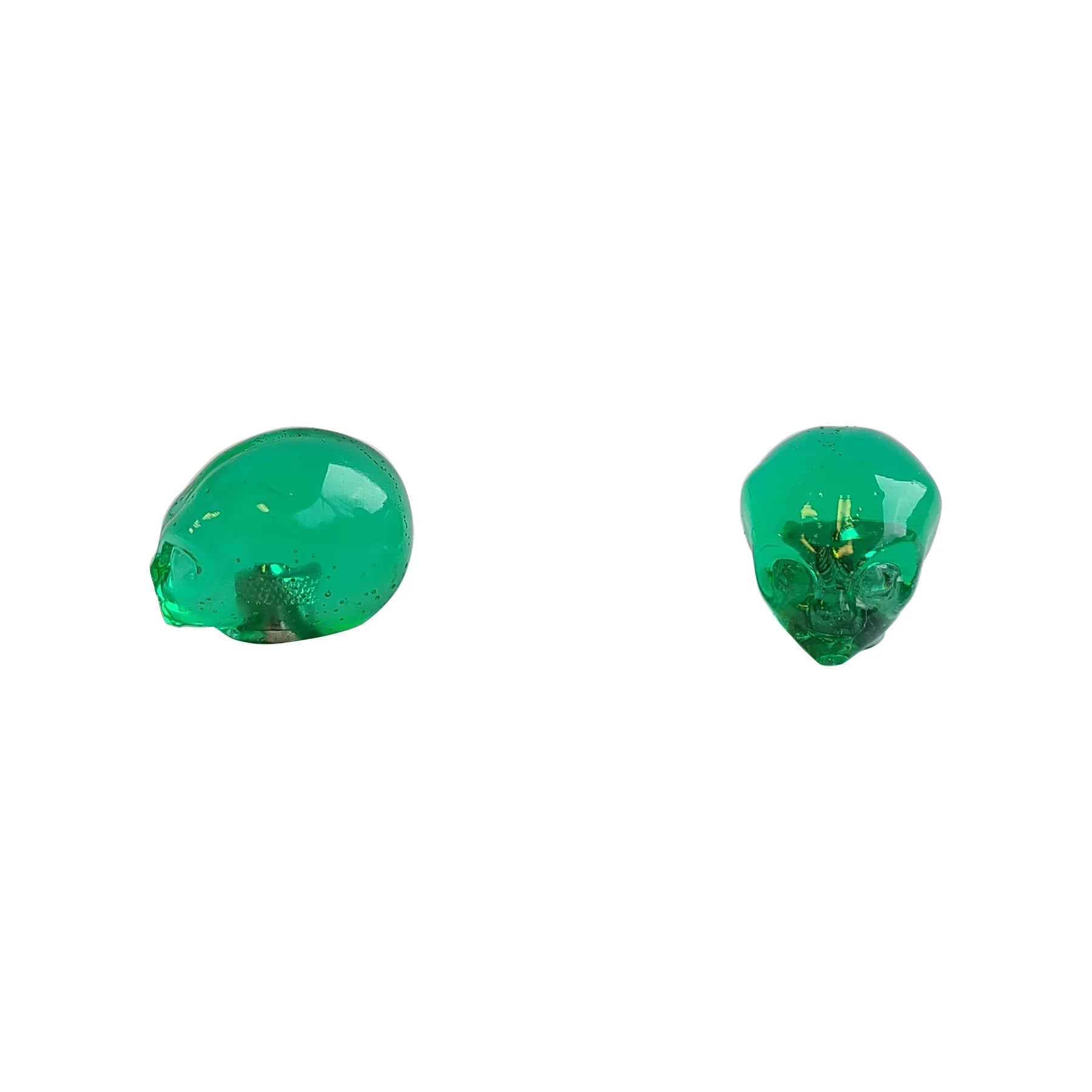 Alienation E.T. Valve Caps - Translucent Green