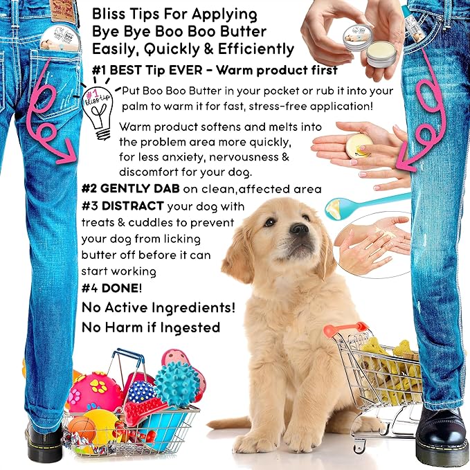 The Blissful Dog 8 oz TIN Border Collie Booboo Butter