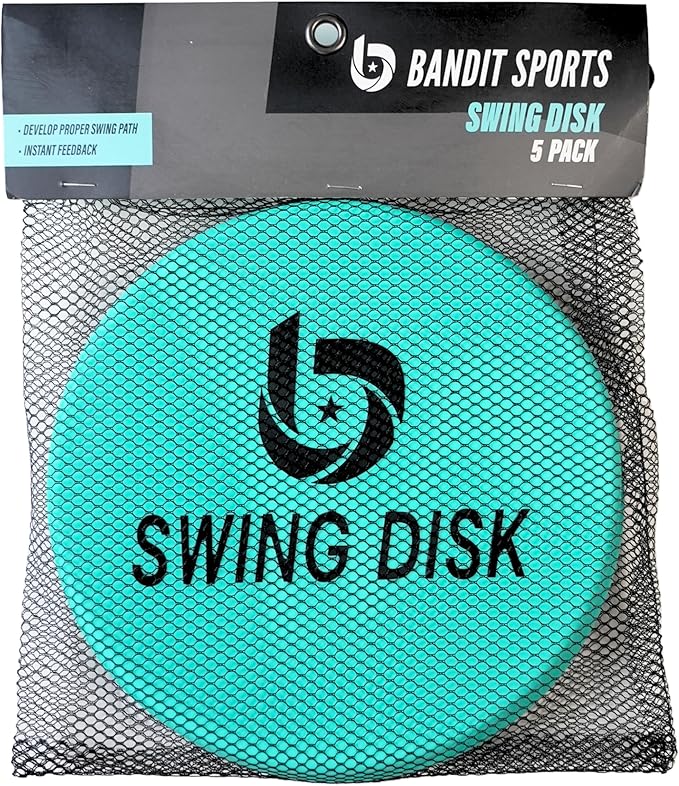 Swing Disk Baseball Swing Trainer, Baseball Hitting Trainer Disks for Improving Baseball Swing, Baseball Training Equipment to Analyze Swing and Improve Batting Mechanics
