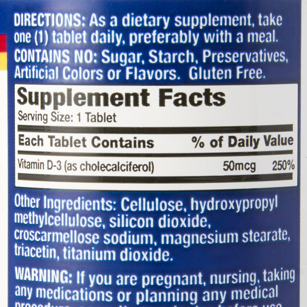 Basic's Vitamin D-3 Dietary Supplement 30761016840