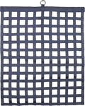 SmartEquine Slow Feed Hay Bag for Horses | Hay Feeder Net with Resistant Nylon | Gator Mouth Enclosure for Easy Loading | Fits 10-15 lbs of Hay | 4 Flakes Bag | 37" x 30" | Navy Blue | 2" Holes