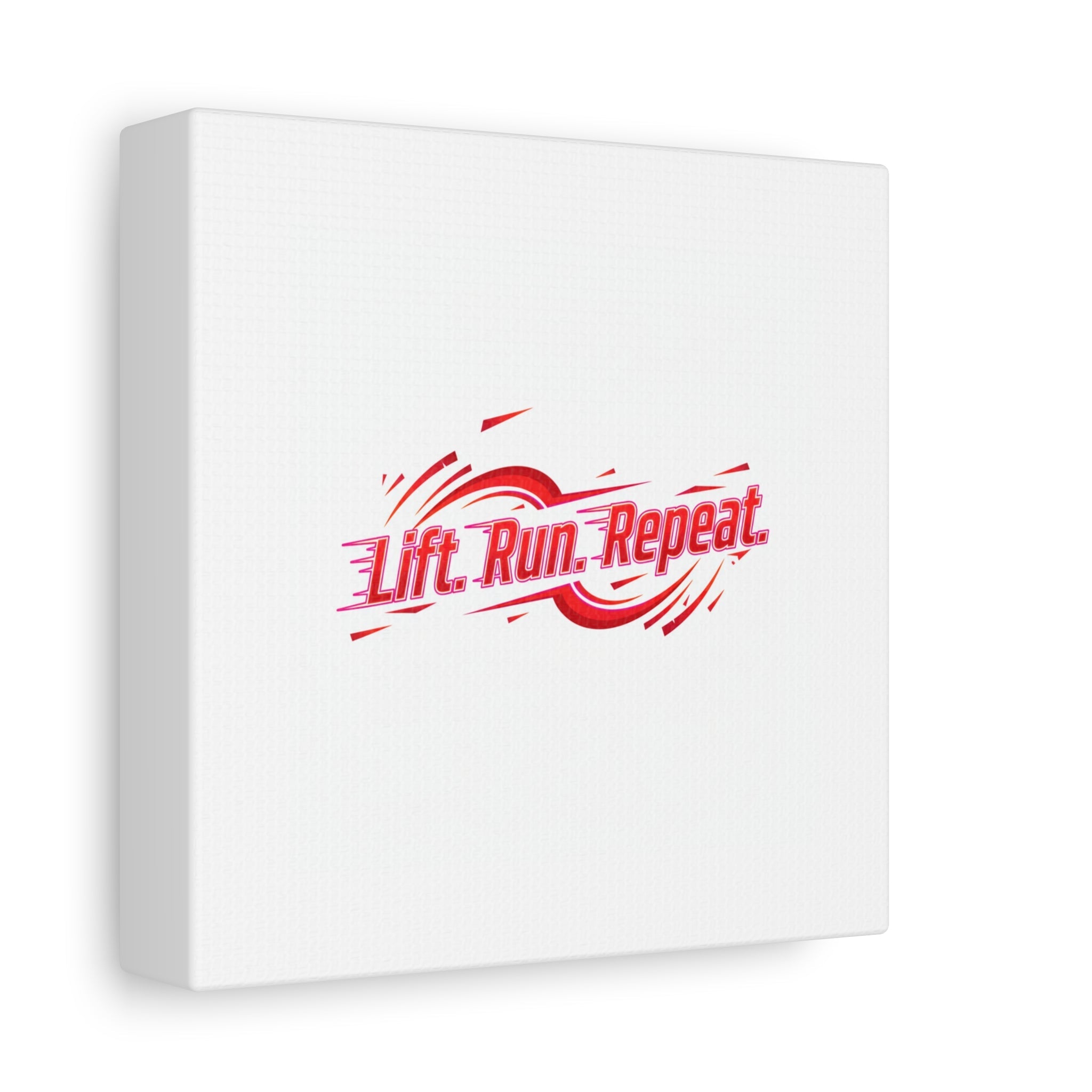 Lift Run Repeat Canvas | Fitness Wall Art, Gym Motivation