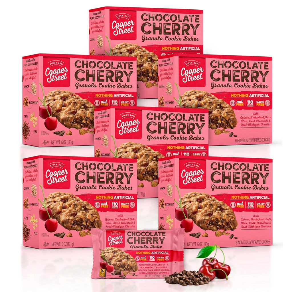 Cooper Street Chocolate Cherry Granola Bakes, 6 oz (Pack of 6)