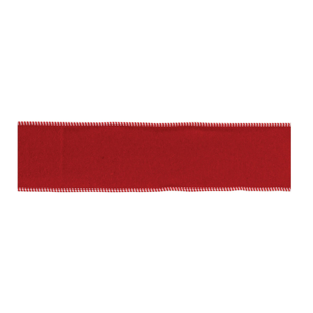 Wool Holiday Ribbon 4" x 5 Yds.