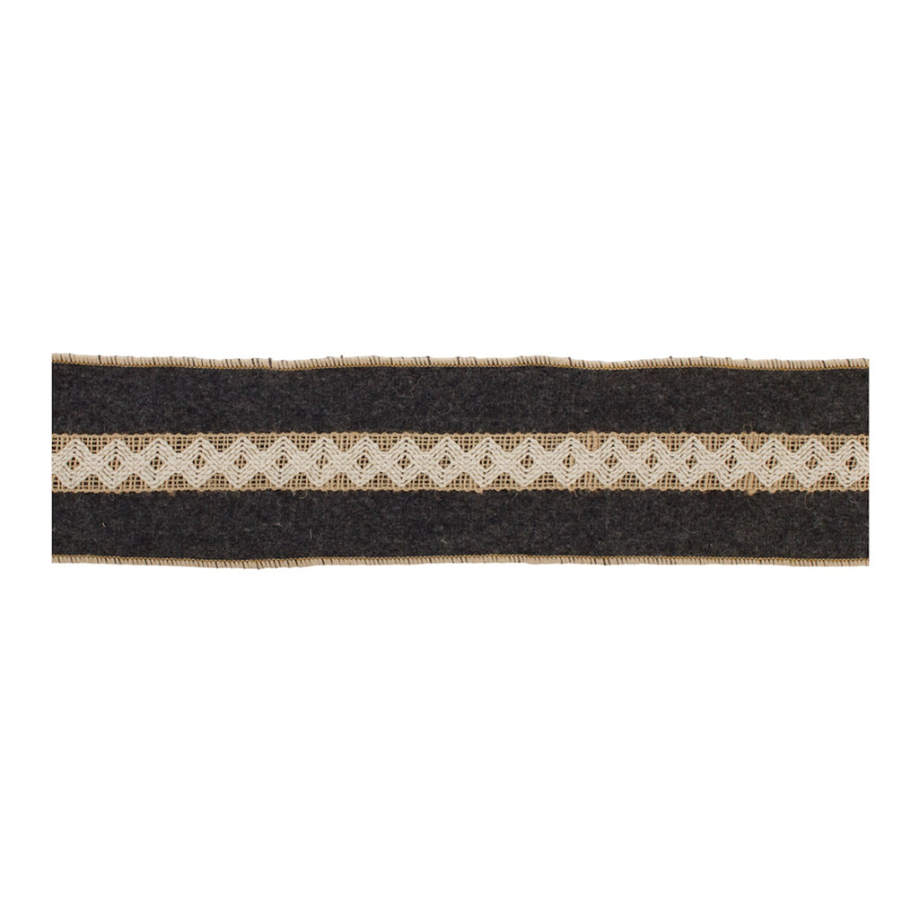 Wool Holiday Ribbon (Set of 2)