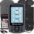 TENS Unit Muscle Stimulator, Electronic PMS Pulse Massager Machine for Shock Physical Therapy, Back Pain Relief, Shoulder Recovery, Gray