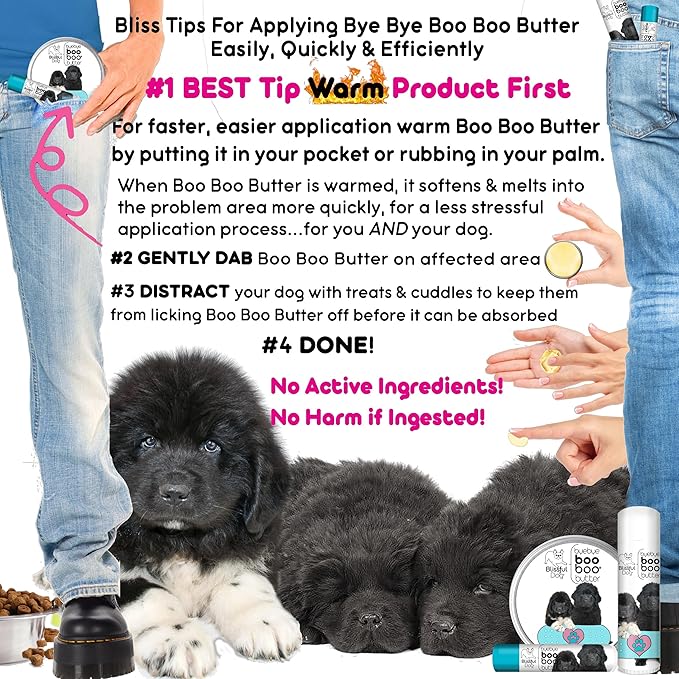 The Blissful Dog .15 oz Tube Newfoundland Booboo Butter