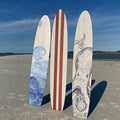 Personalized Surf Board Height Chart - Growth Chart for Wall Height Ruler Kid Growth Chart Height Tracker Wood Surfboard Child Height Chart for Kids Grow Chart Height Board-57"x10.5"