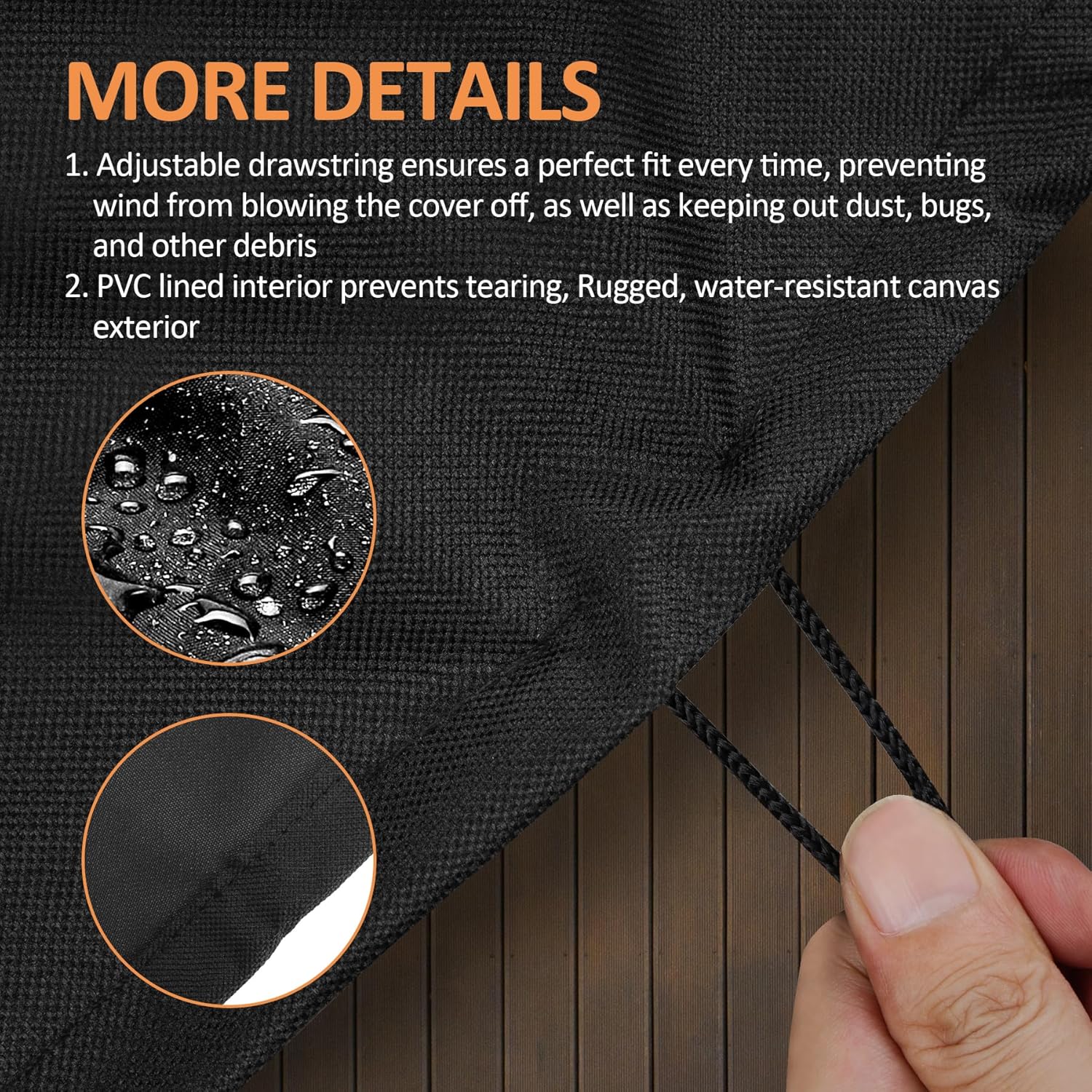 Flat Top Grill Cover for Royal Gourmet 2 Burner Griddle GB2000, 38 Inch Waterproof Cover for Outdoor Grill, 38 x 24 x 33.8 Inch for Outdoor Barbeque Grill