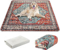 Extra Large Washable Pee Pads for Dogs (72"x72"), Upgrade Reusable Puppy Pads with Non-Slip Rug Pad, Super Thickening Absorbent Leakproof Dog Traning Pads Whelping Pad for Dogs, Doggie
