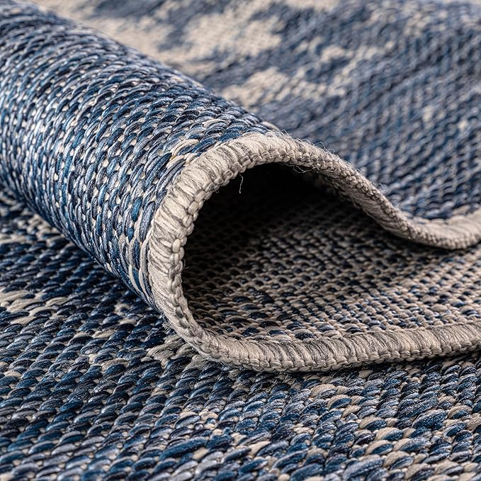 Keen Home Design Terrace Outdoor Runner Rug - 2x10 Washable Indoor/Outdoor Rug for Patio, Kitchen, Balcony, Beach, Garden, Deck and Porch, Size: 2'2"x9'11"