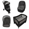 Enovoe Mosquito Net for Stroller - Bug Net for Stroller - Black Breathable Durable Polyester Mesh - Fits Strollers, Bassinets, Cradles, Playards - Pack N Plays Mini Cribs - Machine Washable