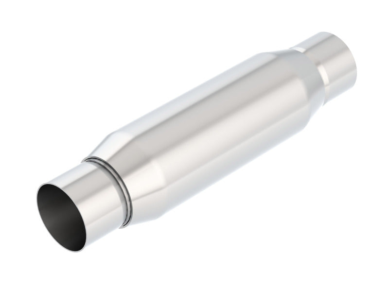 Borla CrateMuffler Resonator Option 2.5in Center/Center 3.5in Round x 10in 400938