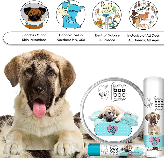 The Blissful Dog Anatolian Shepherd Boo Boo Butter, 0.50 Ounce