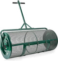 Lawn & Garden Spreaders - 44 Inch Compost Spreader with Improved T Shape Handle - Spreader for Top Dressing Compost, Fertilizer, Mulch and Soil-Strong and Lightweight Material for Basket