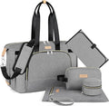 ITIEZY Diaper Bag Tote for Baby - Large Mommy Bag with Portable Changing Pad Pacifier Case, Hospital Bags Travel Baby Bag