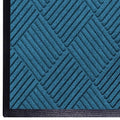 M+A Matting WaterHog Diamond | Commercial-Grade Entrance Mat with Rubber Border – Indoor/Outdoor, Quick Drying, Stain Resistant Door Mat (Blue, 4' x 8')