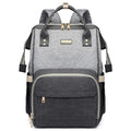 Diaper Bag Backpack for Women, Baby Bags for Girls,Diaper Bag with Changing Pad, and Insulated Pockets (Dark Grey +Light Grey)