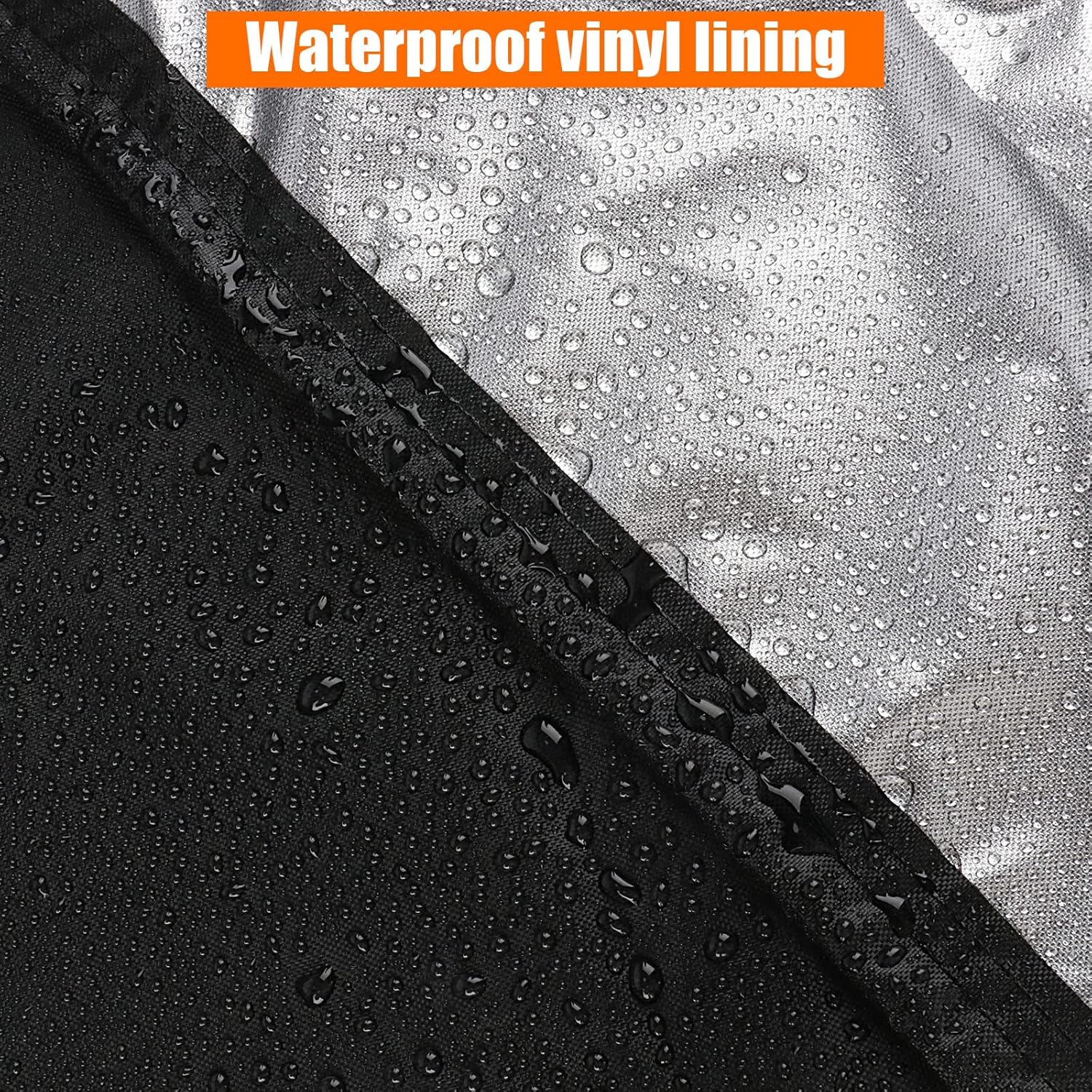 2 Burner Gas Grill Cover 32 Inch, Waterproof Cover for Char-Broil 463673519 Gas Grill, Protective Outdoor Grill Cover for Weber Nexgrill with Collapsed Side Tables