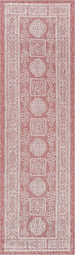 Keen Home Design Terrace Outdoor Runner Rug - 2x6 Washable Indoor/Outdoor Rug for Patio, Kitchen, Balcony, Beach, Garden, Deck and Porch, Size: 2'2"x5'7"