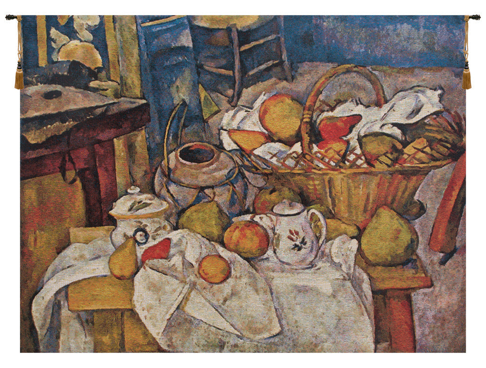 Cezanne Basquet on Table Belgian Tapestry Wall Art