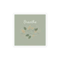 Breathe Mountain Sticker | Nature Vibes Decal, Minimal Forest Moon Phase Style