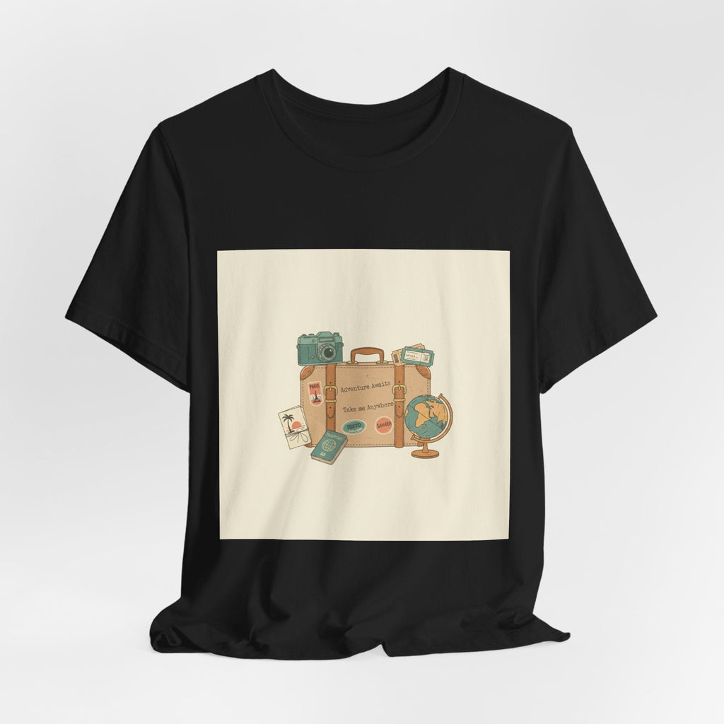 Vintage Travel Postcard tee | passport stamp, wanderlust design