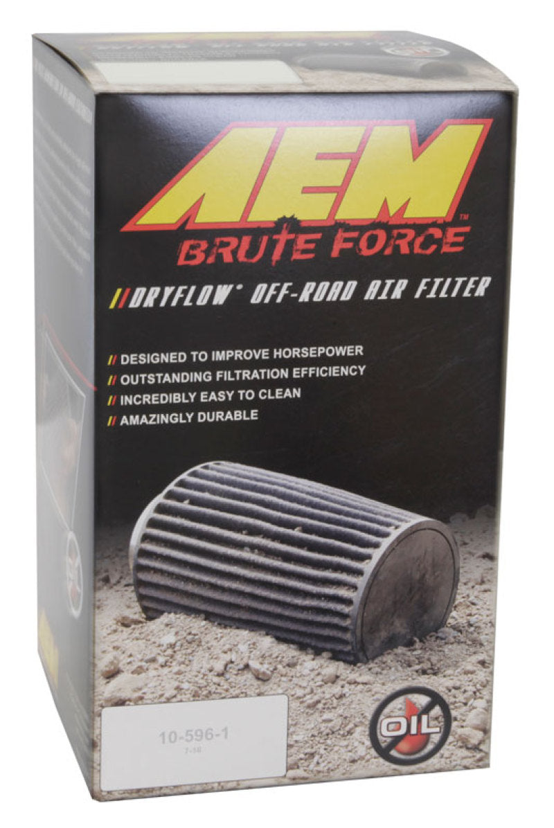 AEM Induction AEM Dryflow 4in. X 9in. Round Tapered Air Filter 21-2059BF