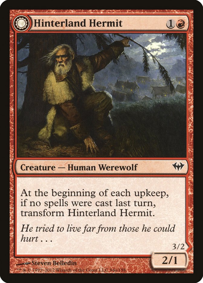 Hinterland Hermit // Hinterland Scourge (DKA-094) - Dark Ascension: (Double Faced Transform)