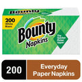 Bounty Paper Napkins, White, 200 Count - The Quicker Picker Upper