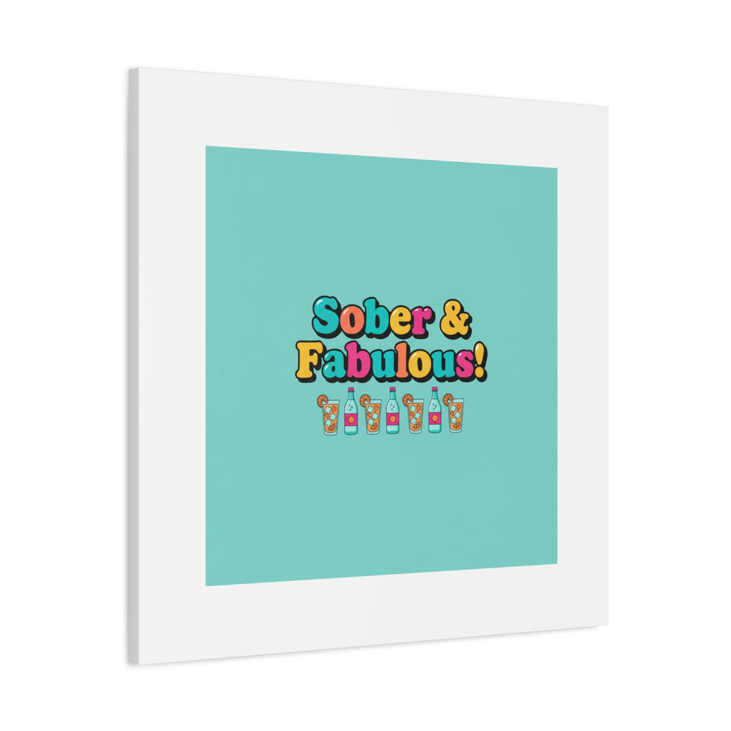 Sober & Fabulous! Canvas | Dry January, Mocktail Trend
