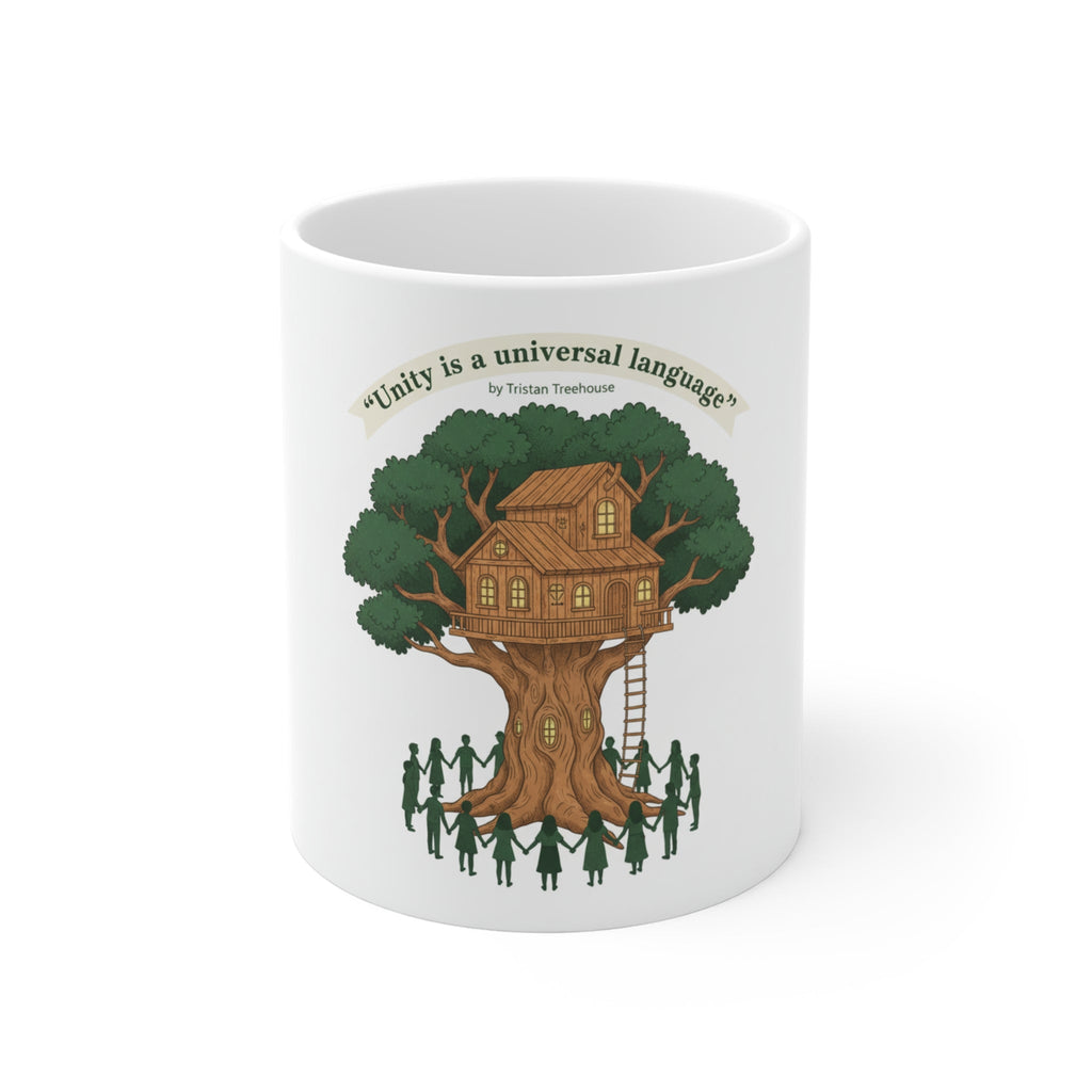 Unity Is a Universal Language 11oz Mug — Inspirational Coffee Cup