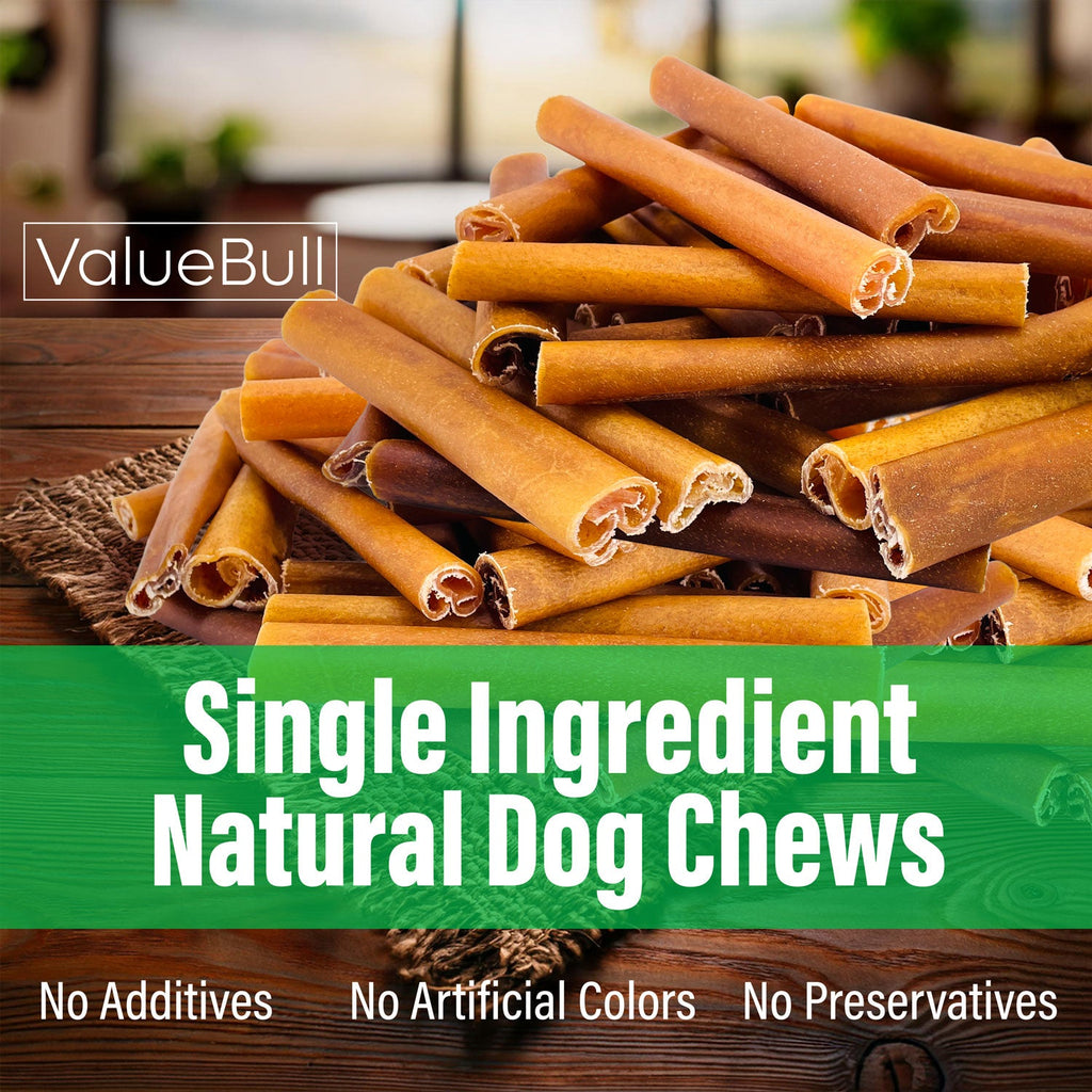 ValueBull Buffalo Collagen Sticks, 6 Inch Super Jumbo Chews, 50 Count