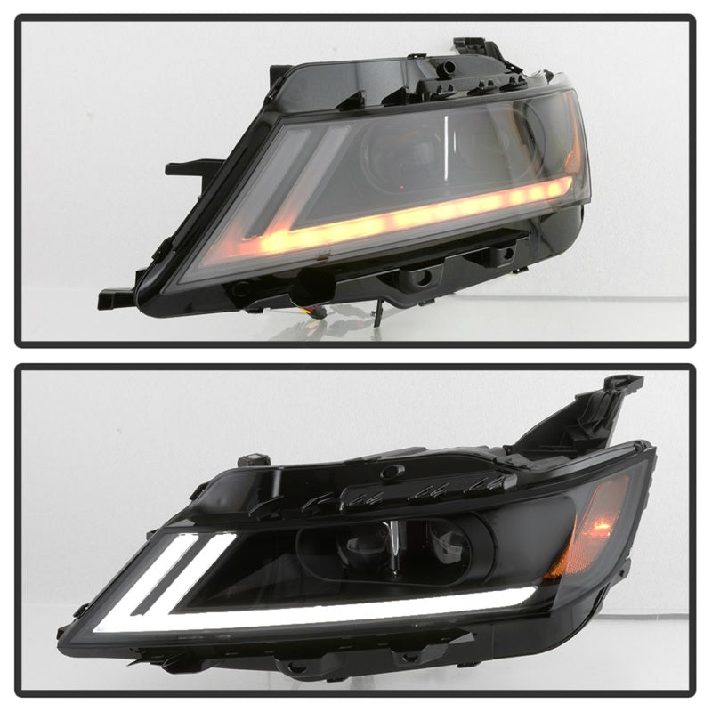 SPYDER xTune 14-18 Chevy Impala (Excl Limited) DRL Halogen Proj Headlights - Blk Smk (PRO-JH-CIM15-LB-BSM) 9042881