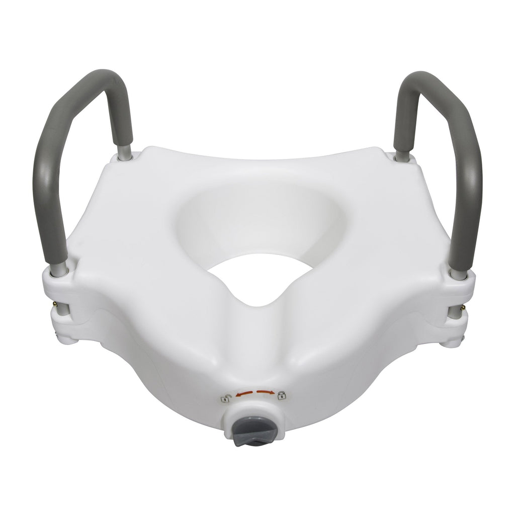 McKesson Raised Toilet Seat, 5-Inch Height, White 146-RTL12027RA