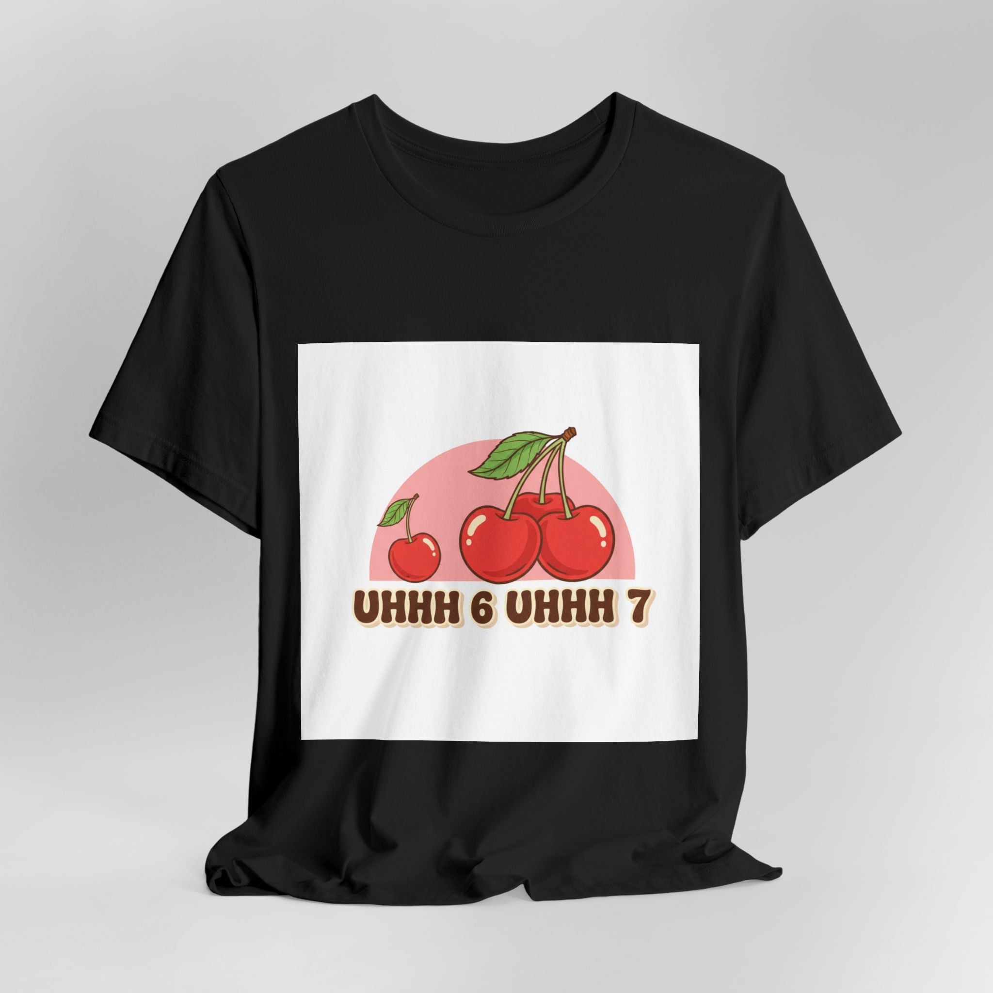 Retro Cherry Graphic Tee | kawaii fruit design, vintage cherry shirt