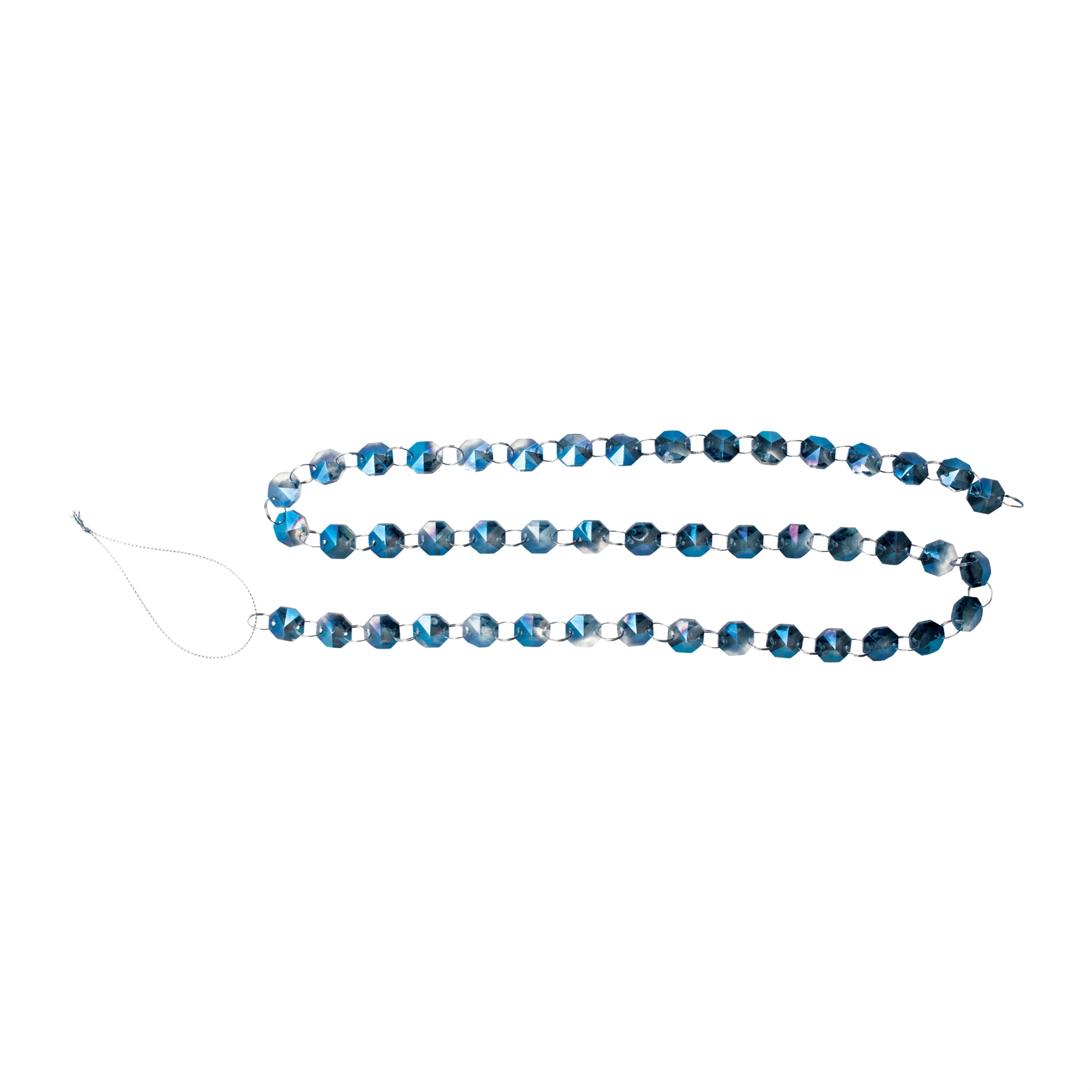 Iridescent Glass Jewel Garland (Set of 2)